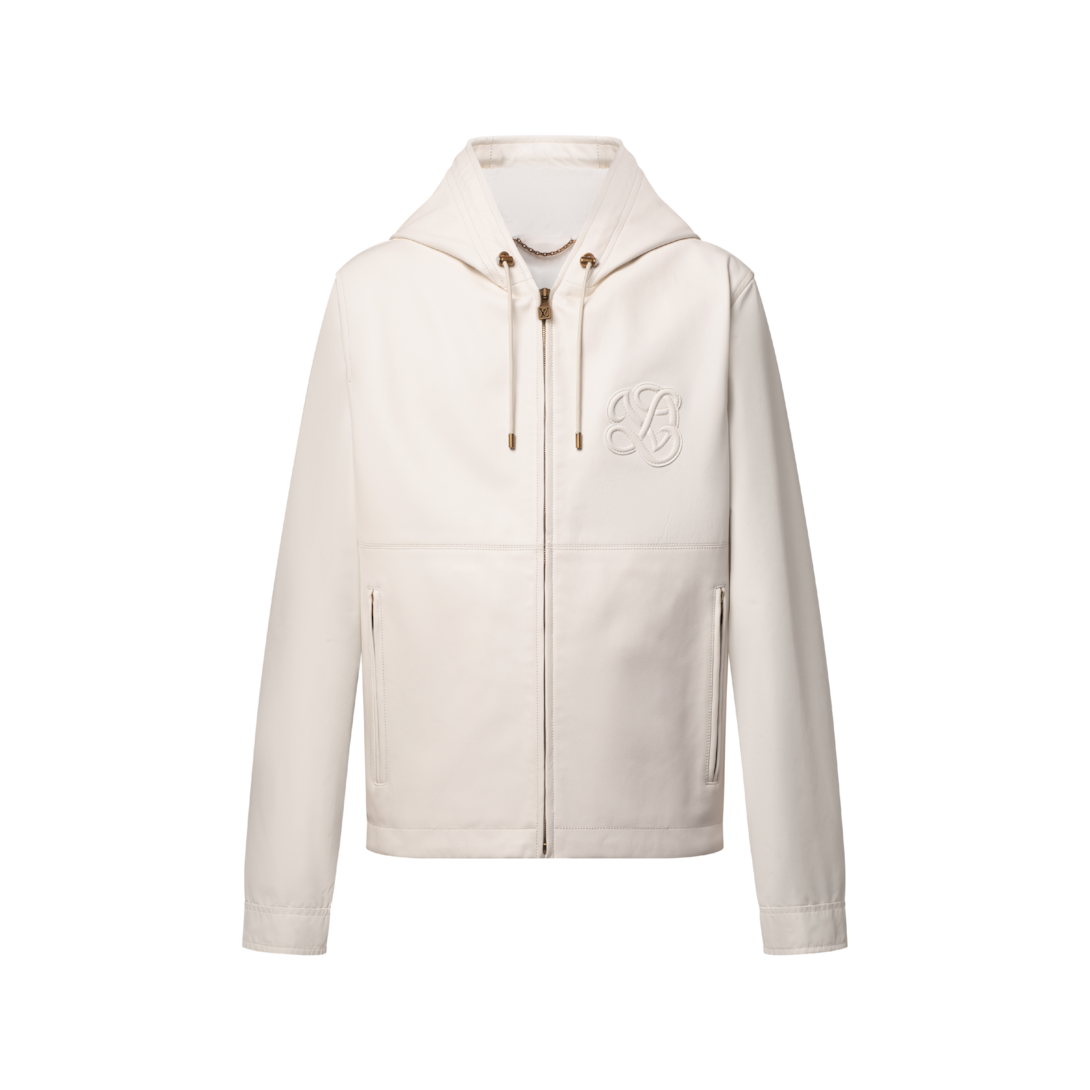 Leather Mix Hooded Blouson - Luxury White | LOUIS VUITTON